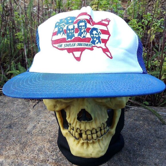 Vintage The Statler Brothers Snap Back Trucker Hat Cap - Picture 1 of 7